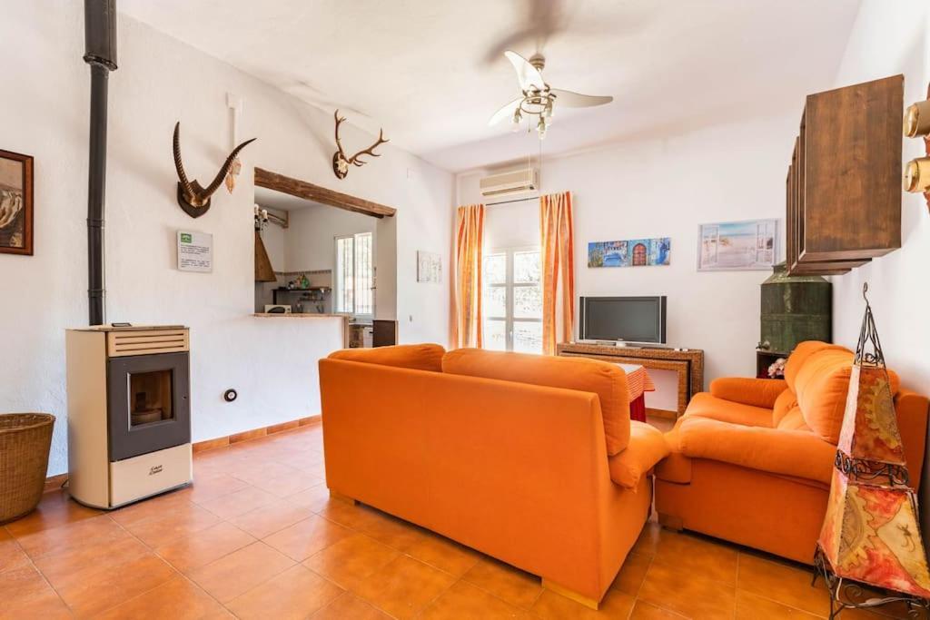 Casa Rural Navalonguilla Con Piscina Санта-Олалья-дель-Кала Экстерьер фото